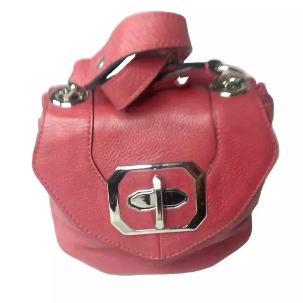 Oryany Red Handbag Small Pebbled Leather Purse